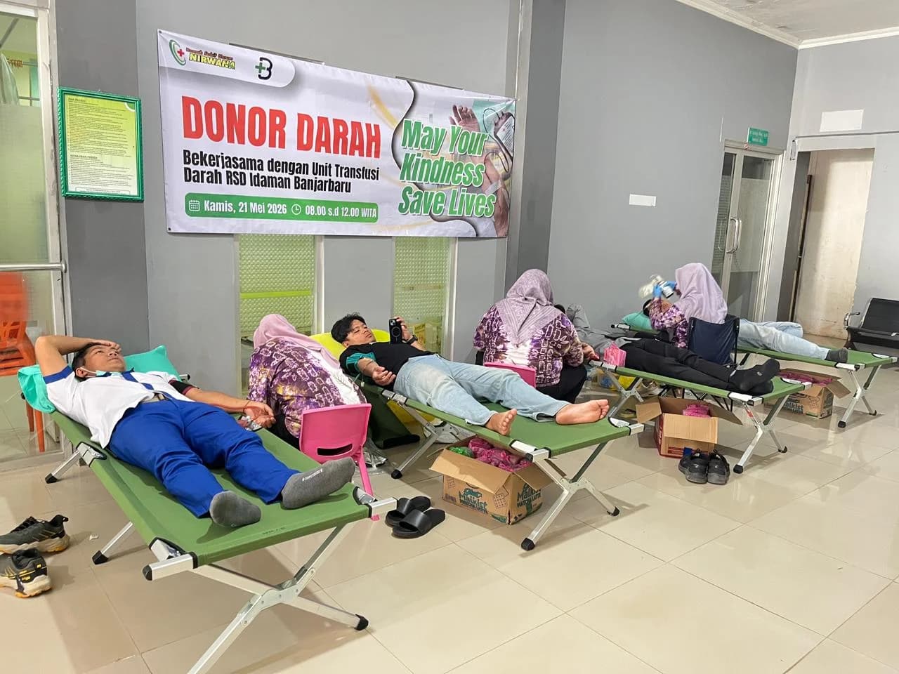RSU Nirwana Gelar Kegiatan Donor Darah Bersama UTD RSD Idaman Banjarbaru